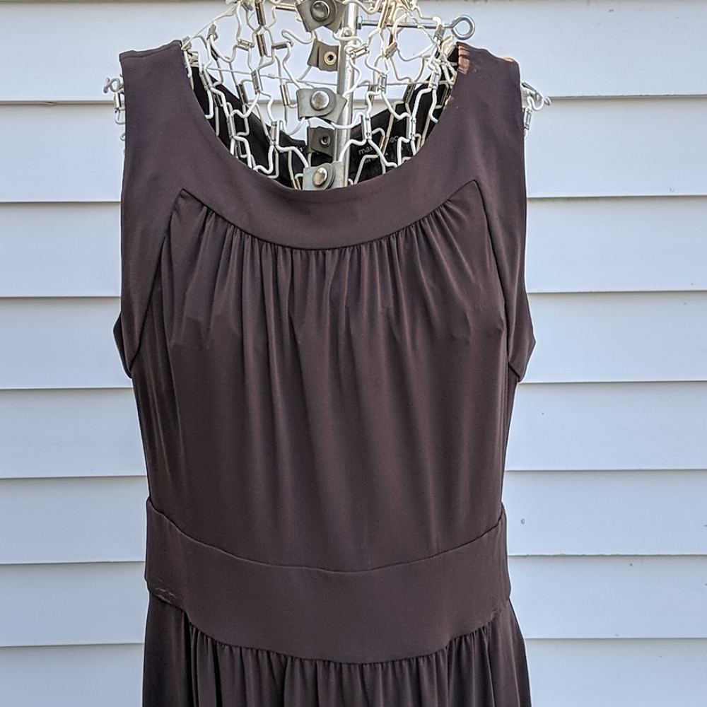 Max and Cleo dark brown maxi dress